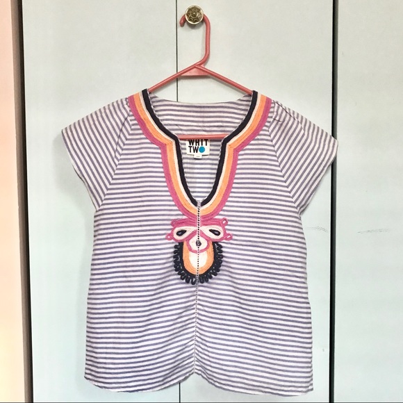 Anthropologie Whit Two "Nairn" Pullover Top - Picture 1 of 9